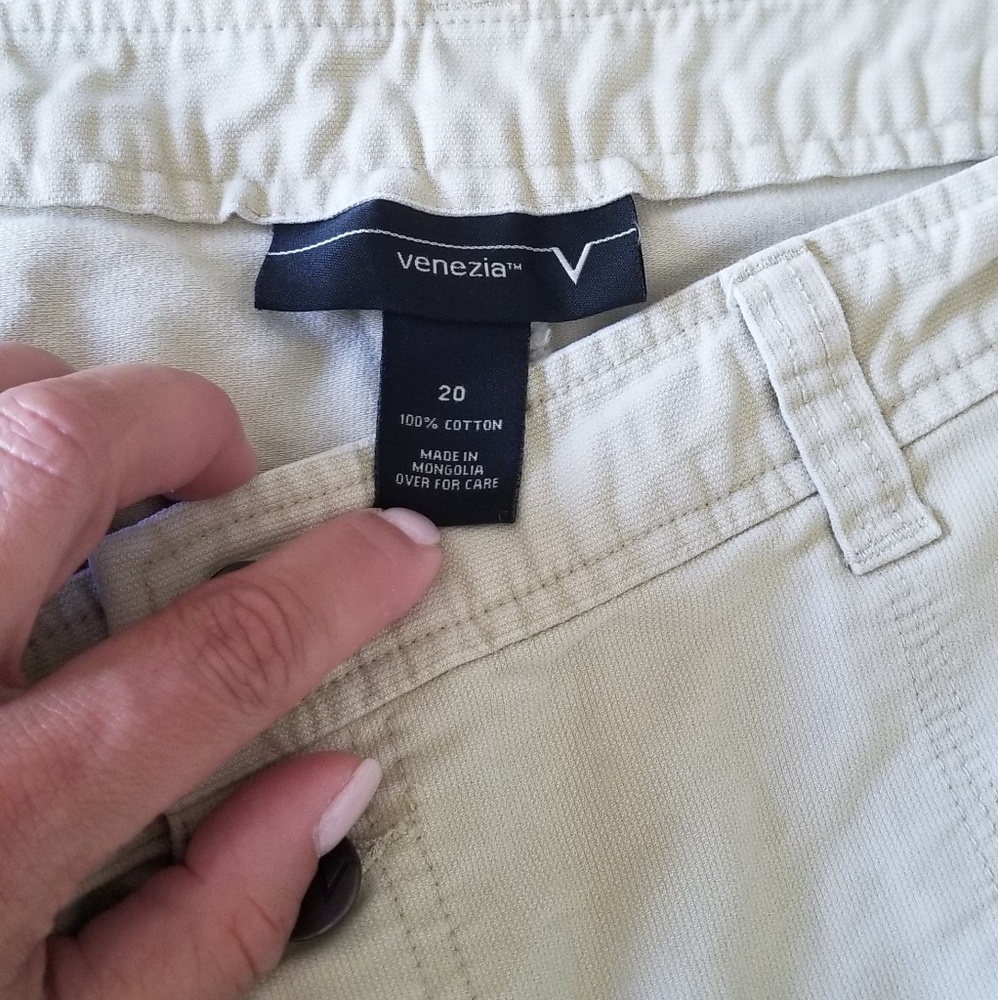 Button fly khakis